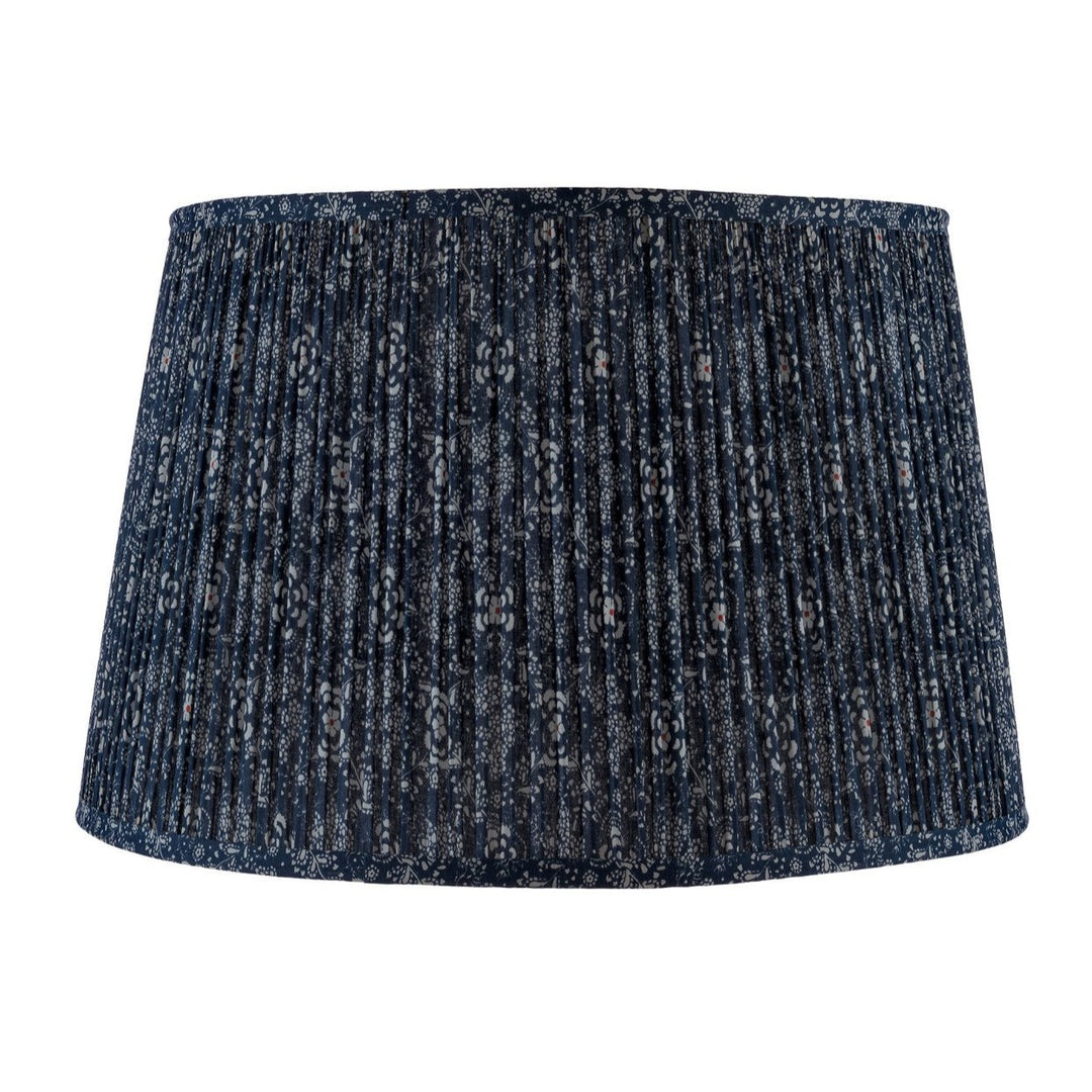 Singh Block Printed Indigo Lampshade