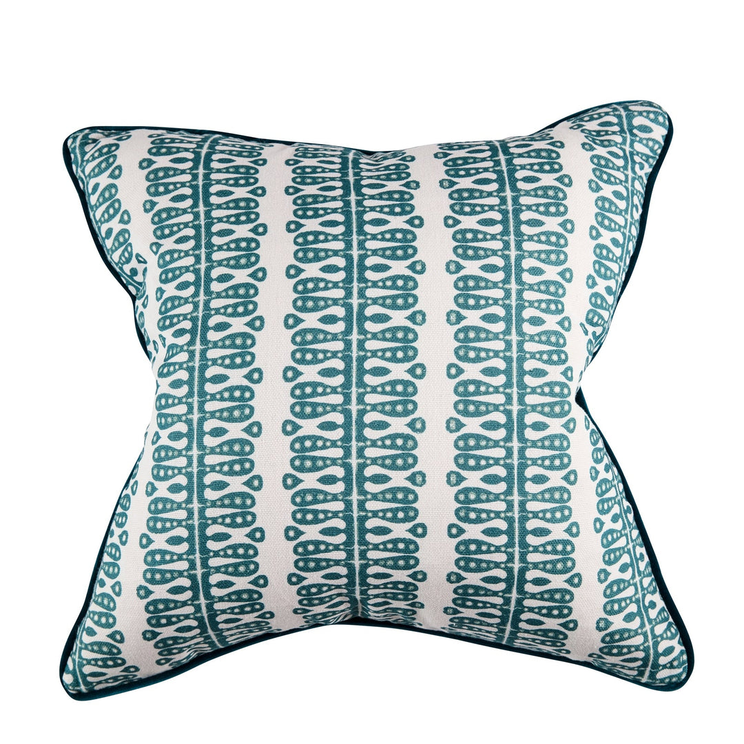 Hearts & Minds Teal Cushion