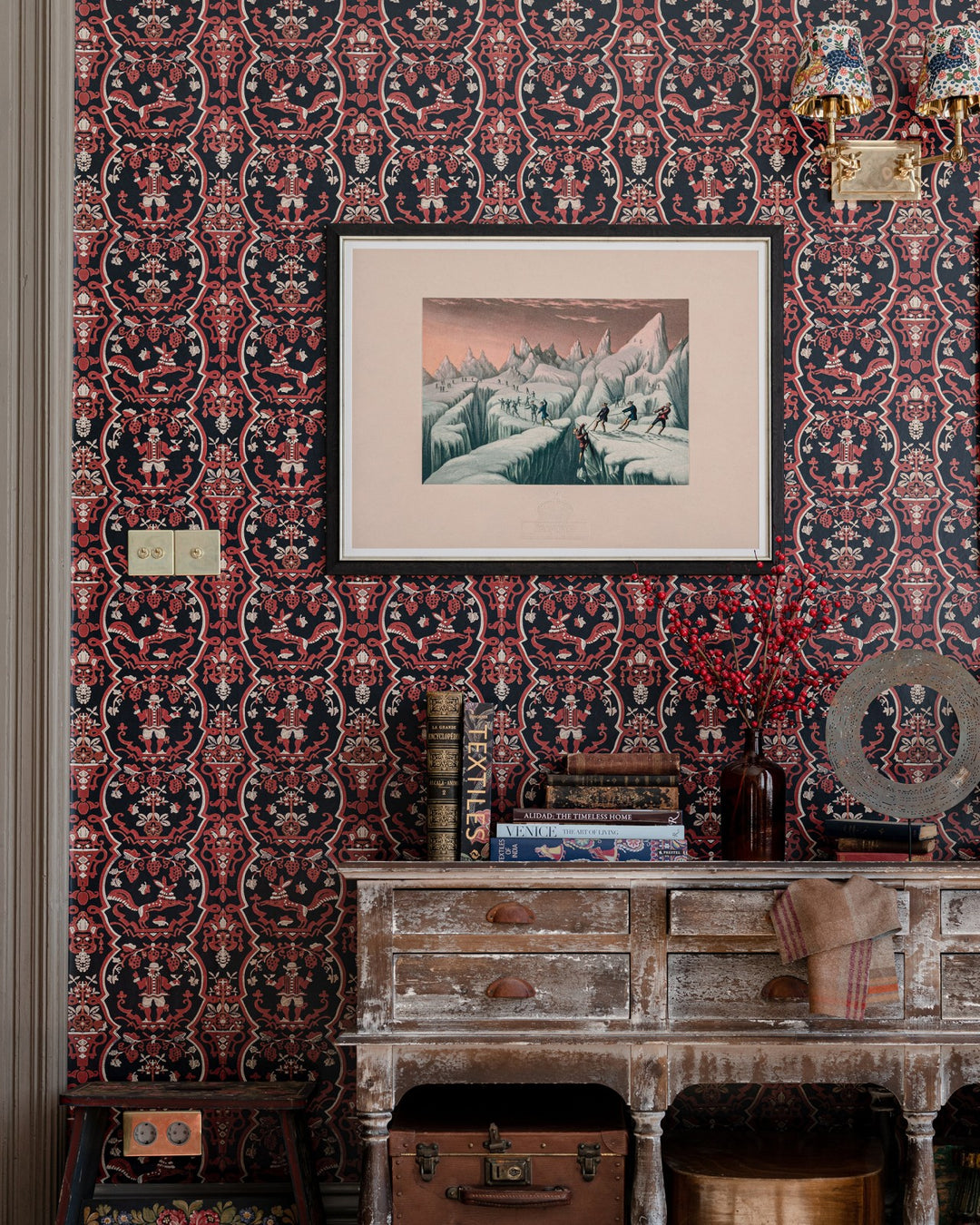 The Ascent Of Montblanc Framed Art