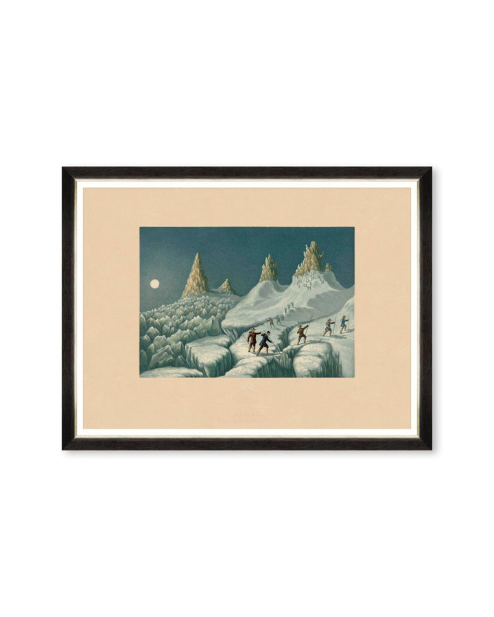 The Ascent Of Montblanc Framed Art