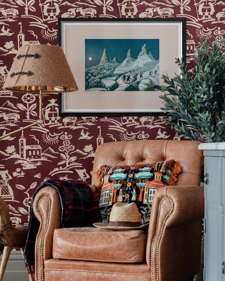 The Ascent Of Montblanc Framed Art