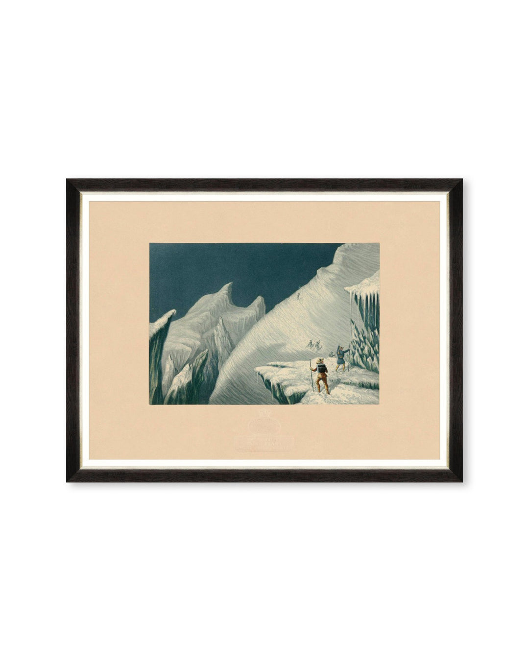 The Ascent Of Montblanc Framed Art