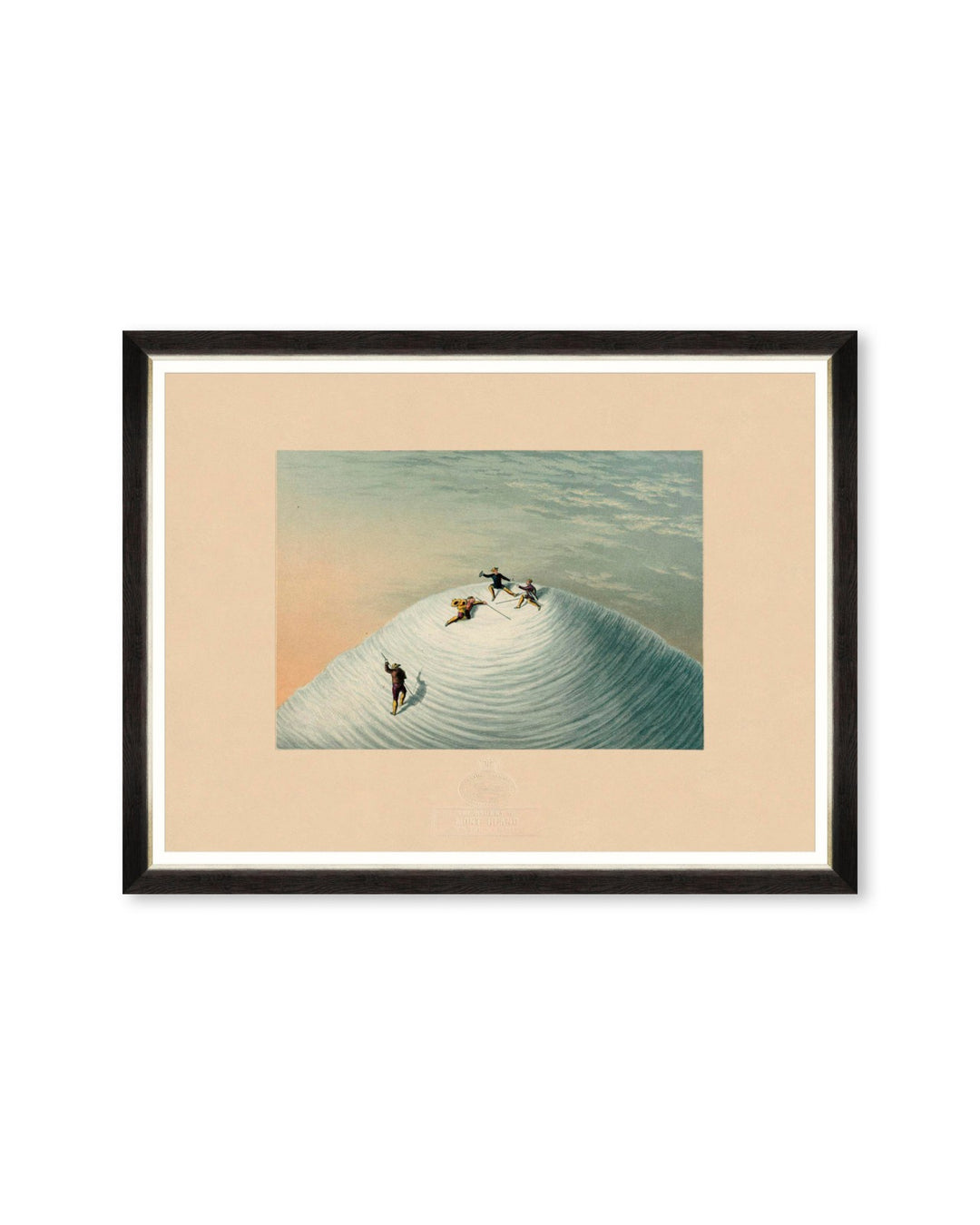 The Ascent Of Montblanc Framed Art