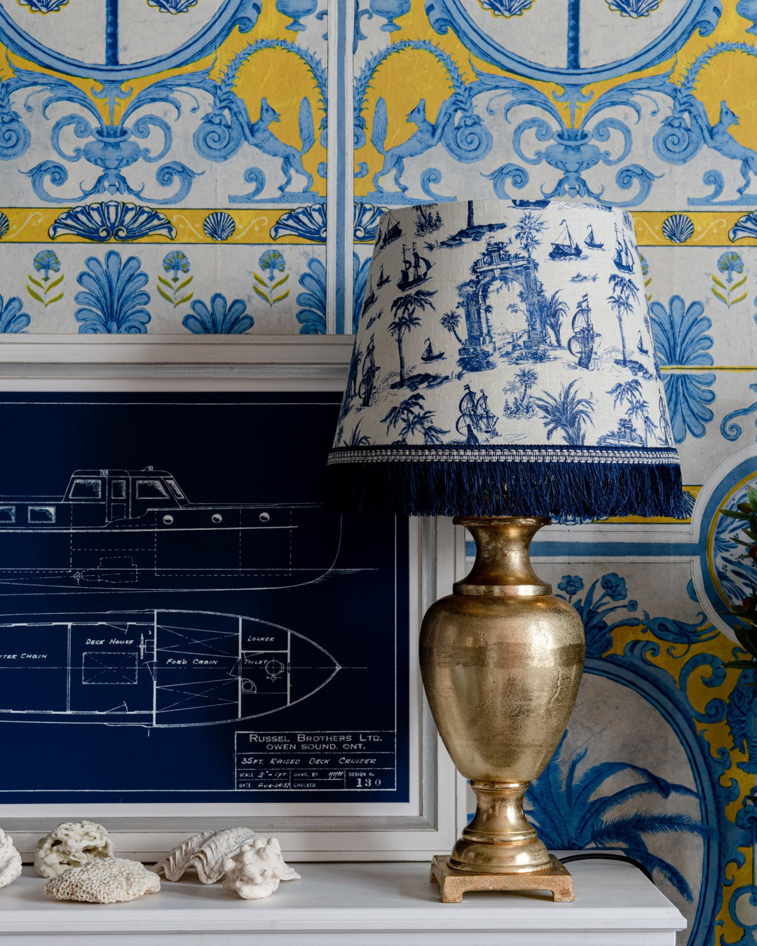 The Old Harbour Lampshade