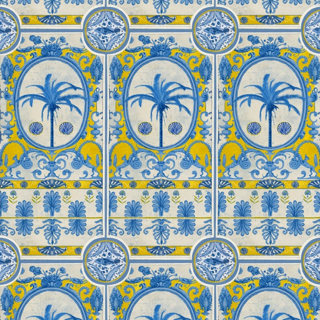 The Villa Yellow Mural Wallpaper