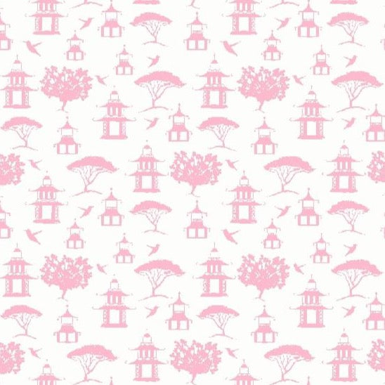 Pagoda Toile Wallpaper
