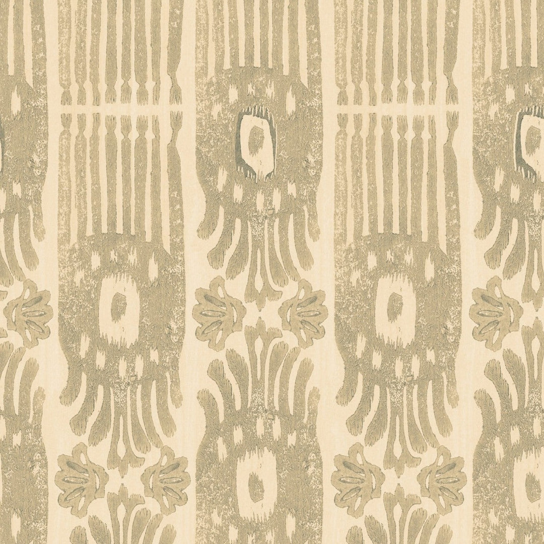 Tribal Ikat Wallpaper - Angora