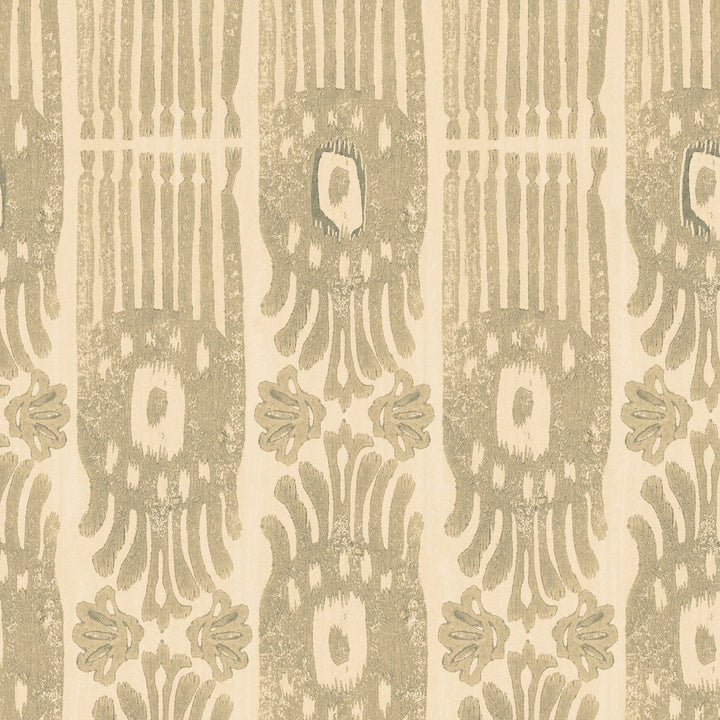 Tribal Ikat Wallpaper - Angora