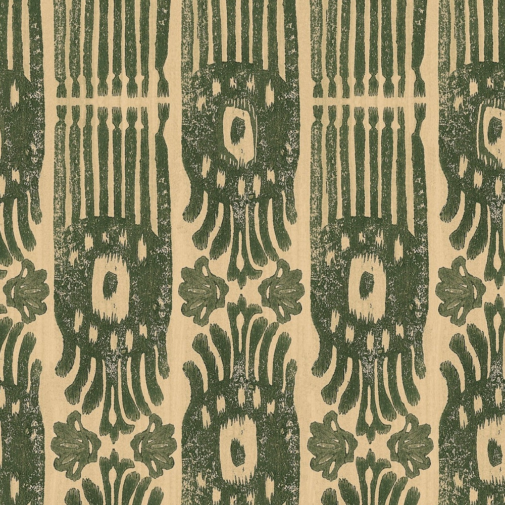 Tribal Ikat Wallpaper - Myrtle