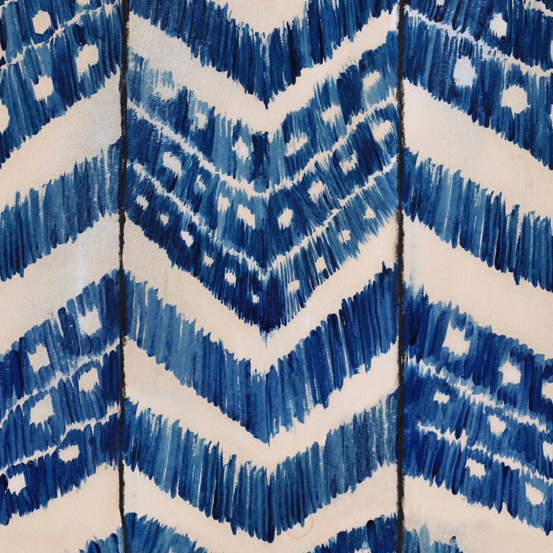Turkish Ikat Wallpaper - Indigo