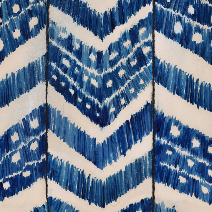 Turkish Ikat Wallpaper - Indigo