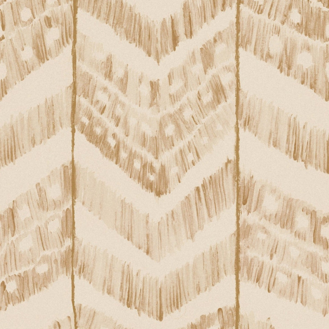 Turkish Ikat Wallpaper - Taupe