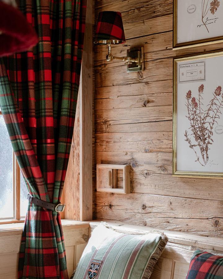 Tyrolean Plaid Woven Fabric