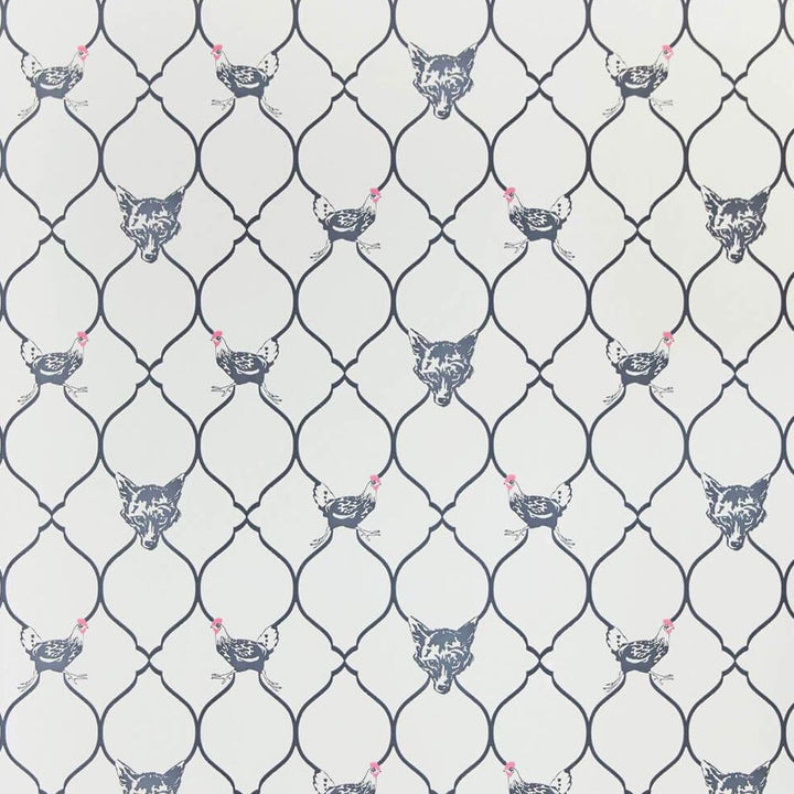 Fox and Hen Wallpaper