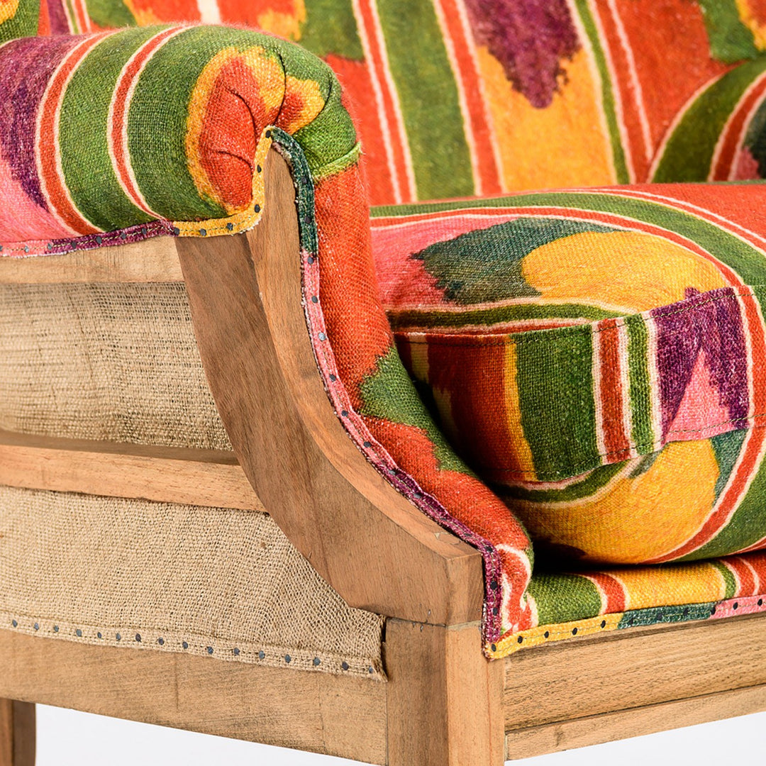 William Deconstructed Wingback Chair - Erdely Linen