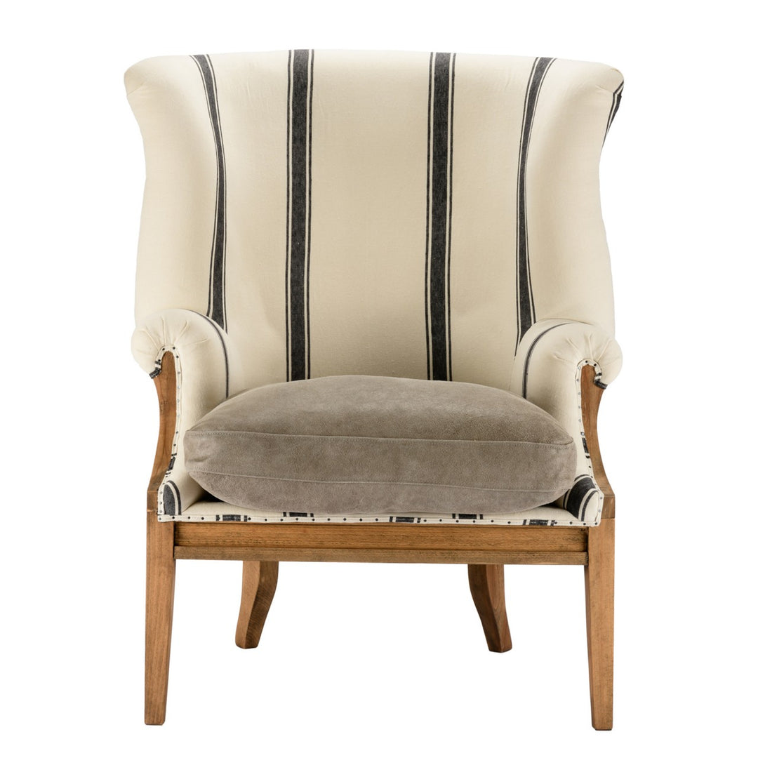 William Deconstructed Wingback Chair - Hajdu Linen