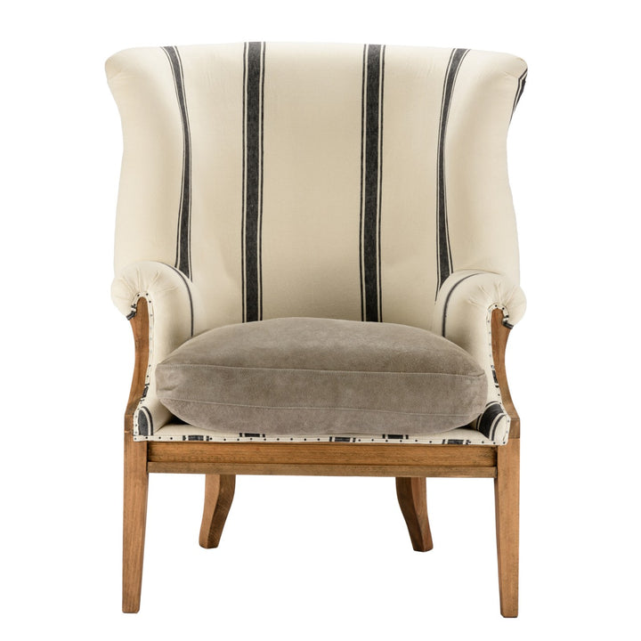 William Deconstructed Wingback Chair - Hajdu Linen