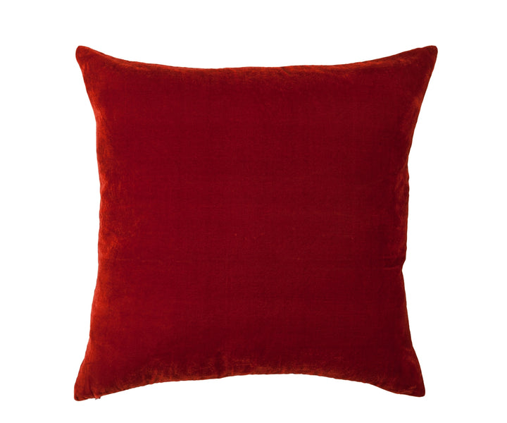 Paddy Poppy Velvet Cushion