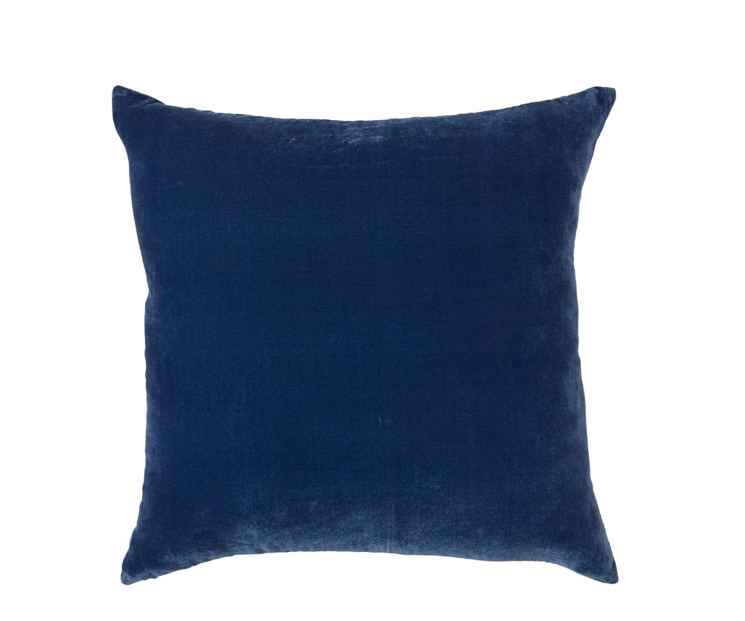 Paddy French Navy Velvet Cushion