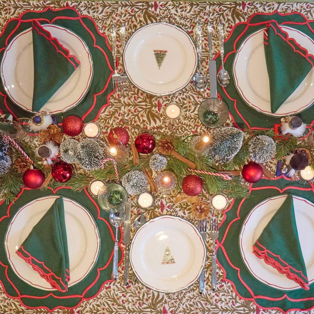 Noel Red & Green Christmas Napkins