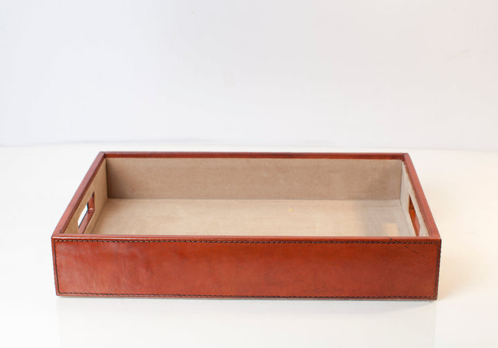 Harvard A4 Leather Paper Tray