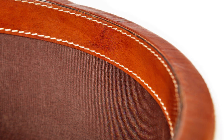 Ledbury Natural Tan Cowhide Umbrella Stand