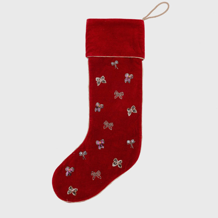 Red Bow Stocking