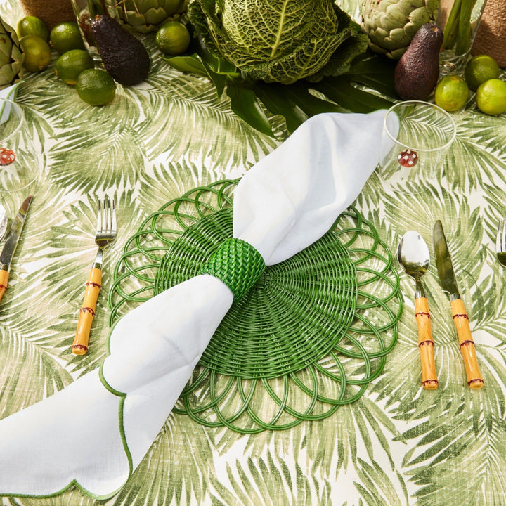 Green Cabana Placemats - Set of 4