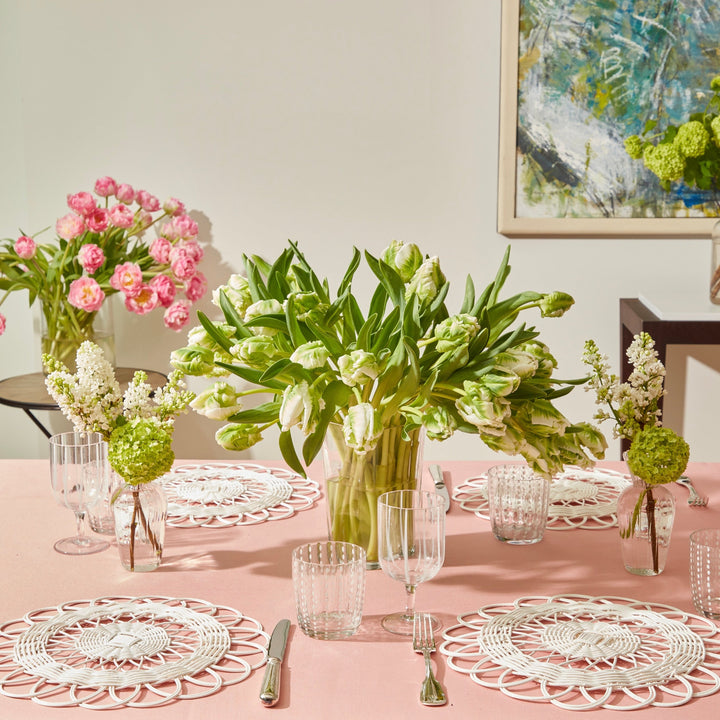 Sofia Pale Pink Tablecloth