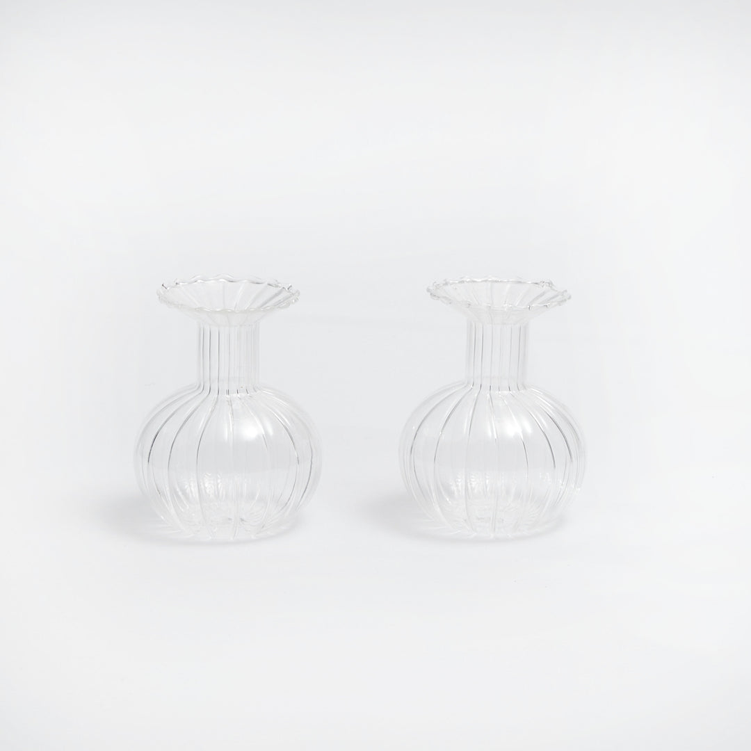 Talita Glass Bud Vase - Pair