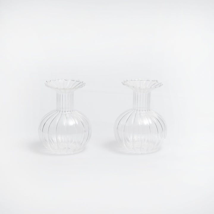 Talita Glass Bud Vase - Pair