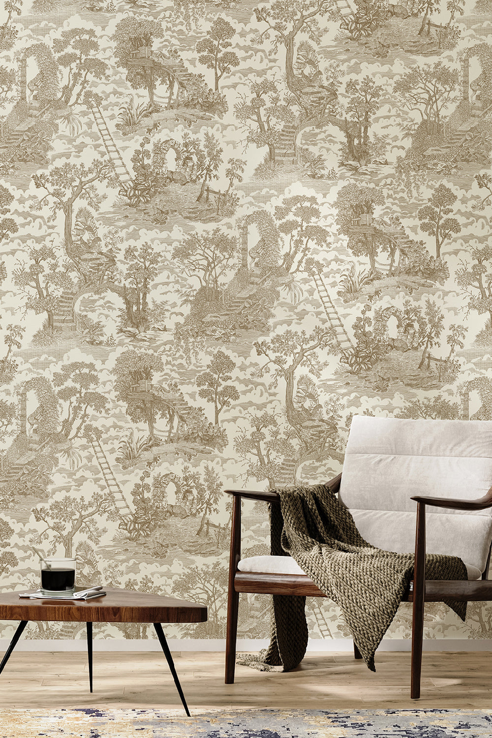 Islet Hoping Toile Wallpaper
