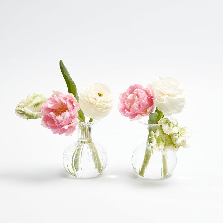 Talita Glass Bud Vase - Pair