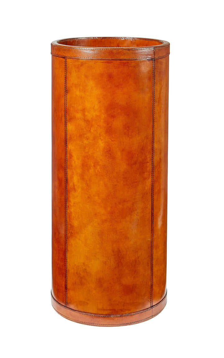 Ledbury Classic Tan Leather Umbrella Stand