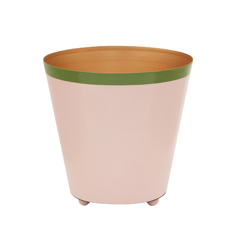 The Penny Planter - Pink & Green Rim