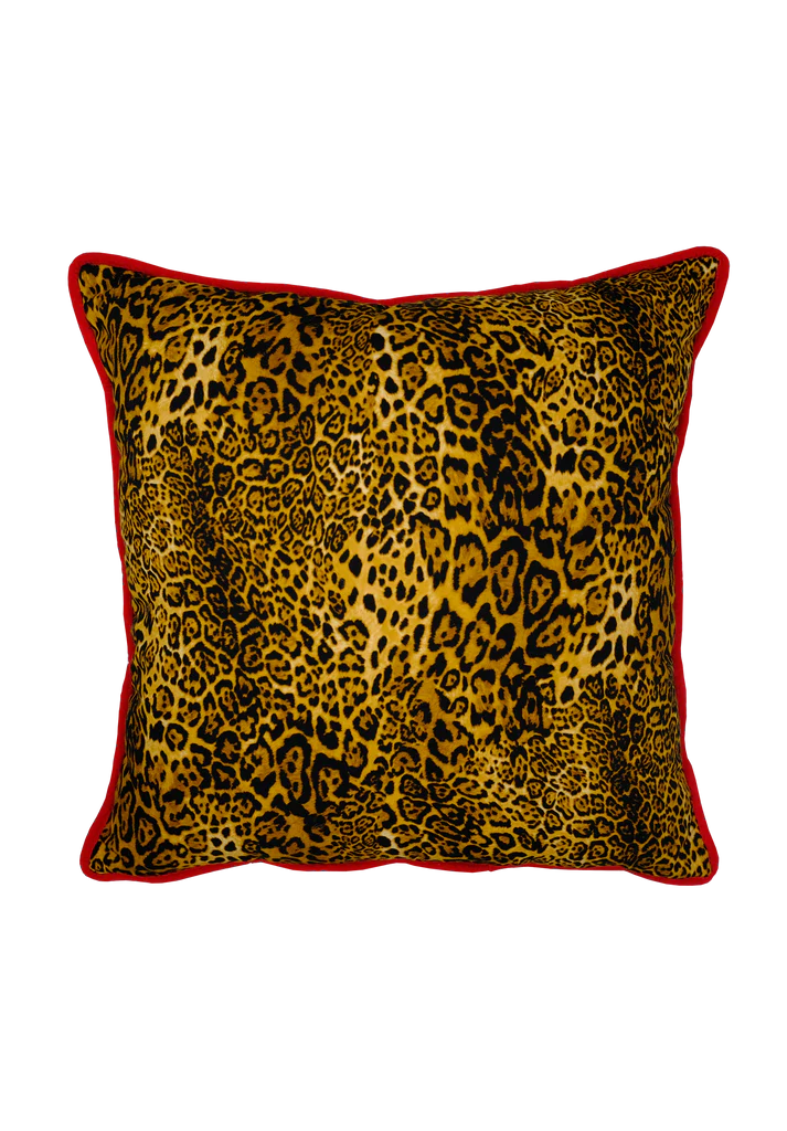 Feline Fine Square Ruffled Cushion