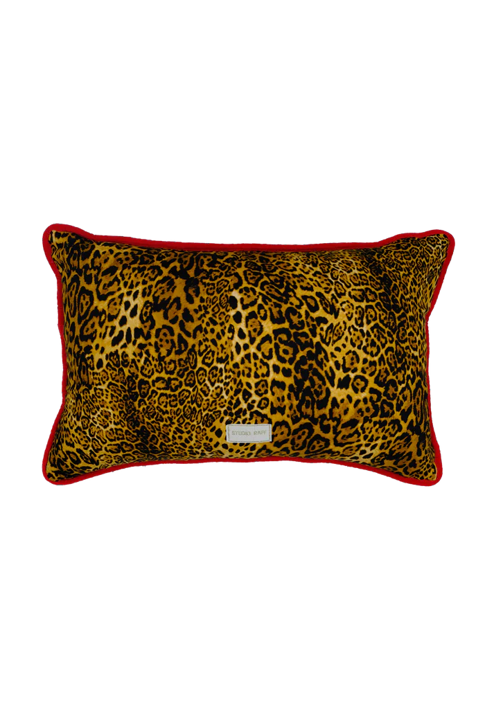 Feline Fine Rectangular Ruffled Cushion