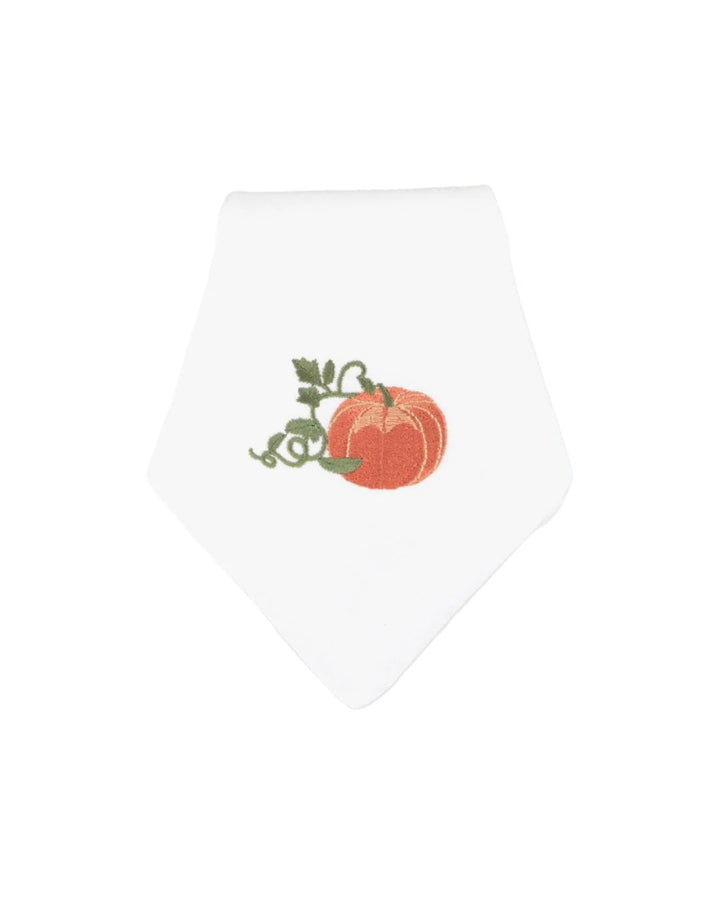 Embroidered Pumpkin Napkin