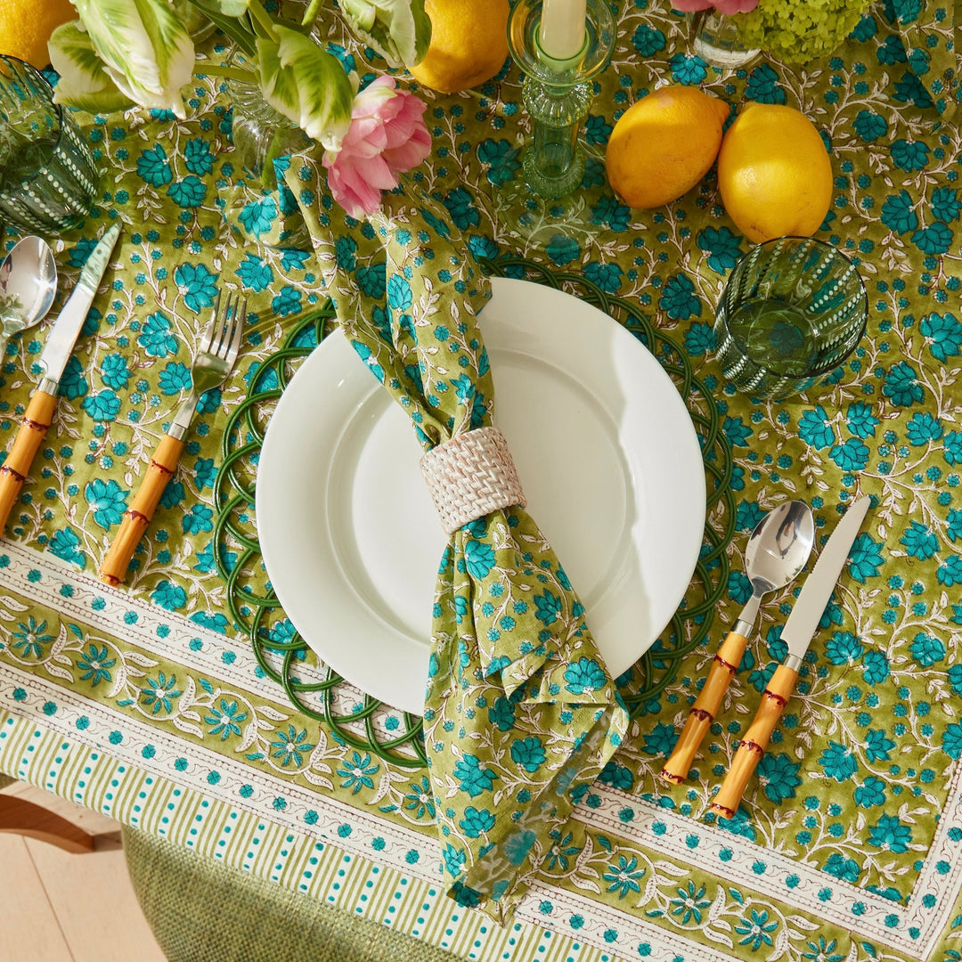 Green Cabana Placemats - Set of 4