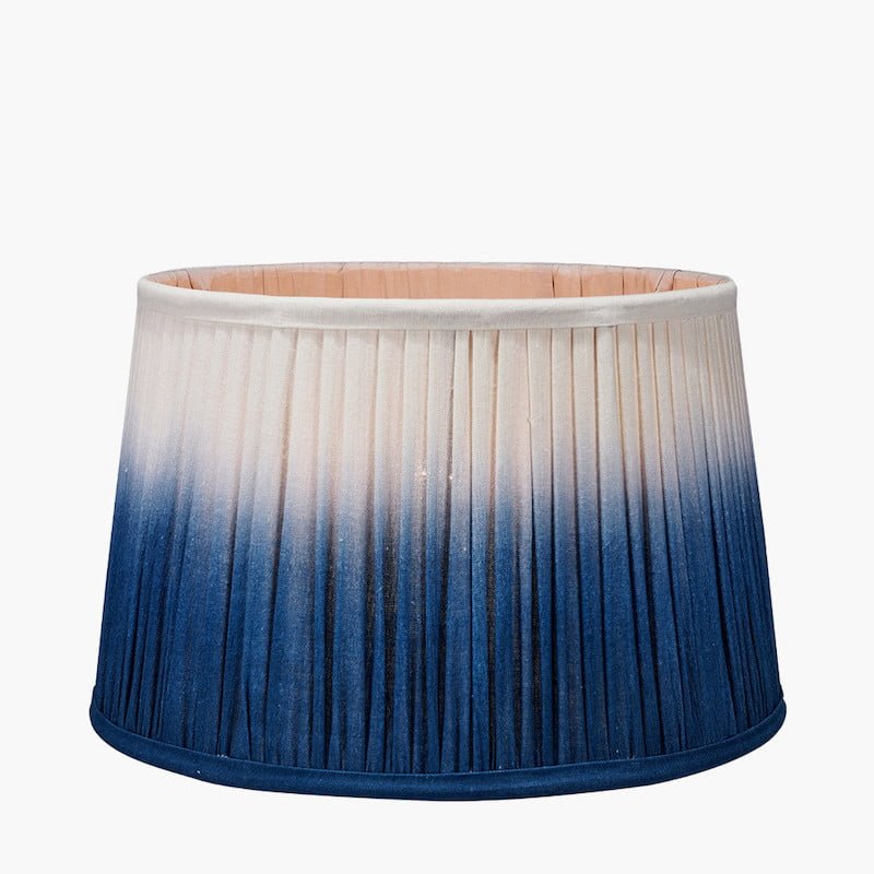 Scallop Ombre Lampshade - Blue