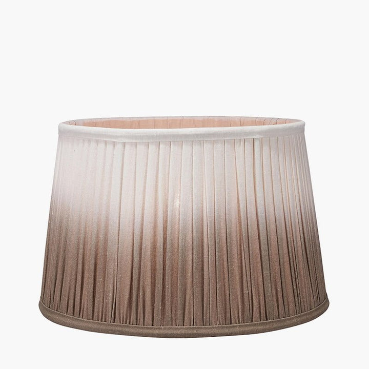 Scallop Ombre Lampshade - Taupe