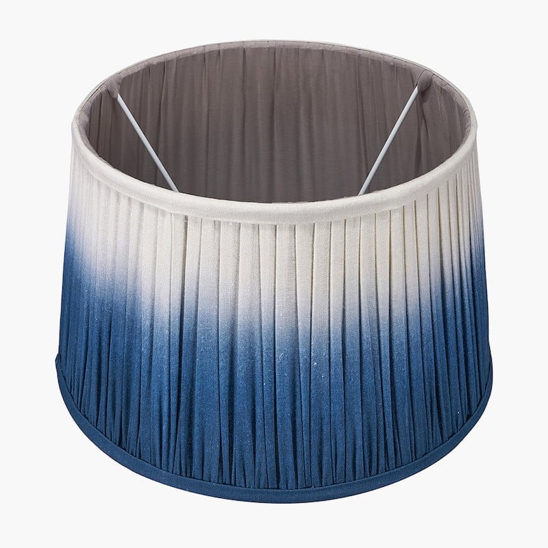 Scallop Ombre Lampshade - Blue