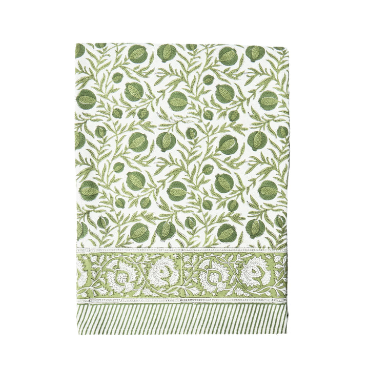 Pine Green Pomegranate Tablecloth