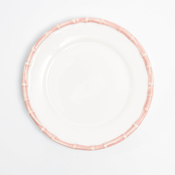 Pink Bamboo Dinner Plate