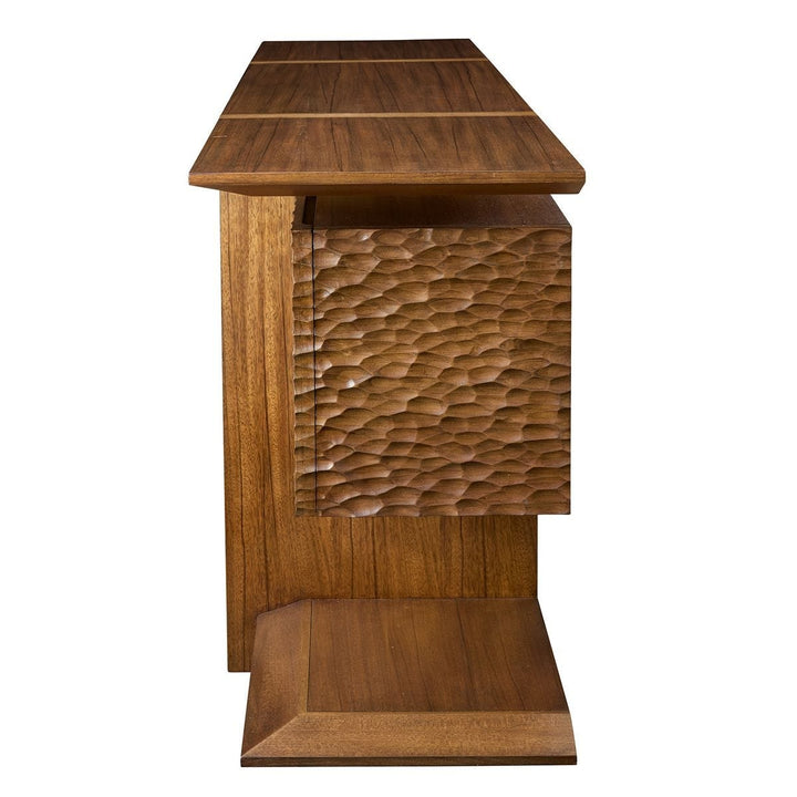 Hewned Joist 4-Door Cabinet