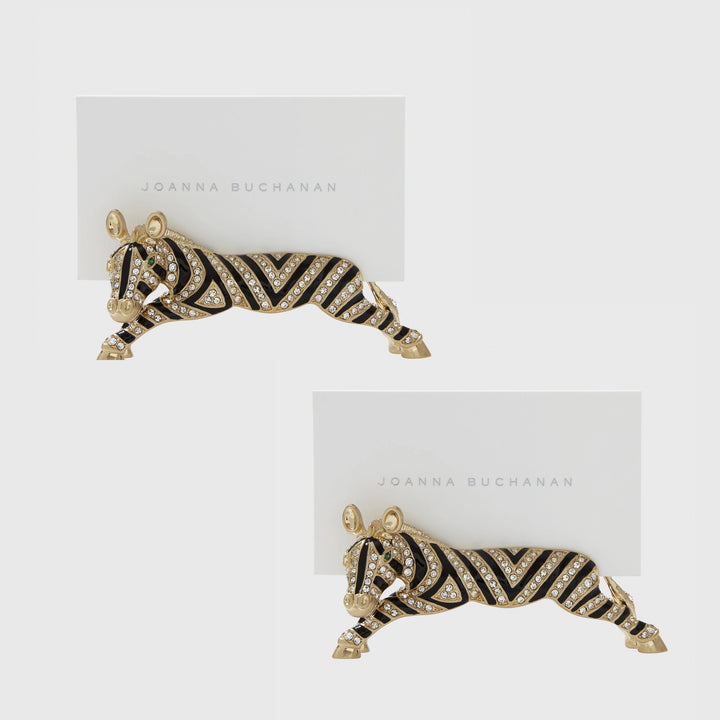 Zebra Placecard Holders - Pair