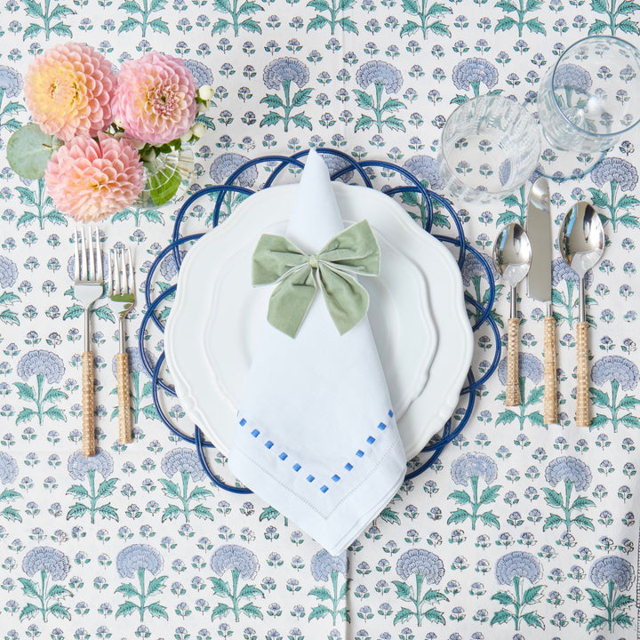 Blue Clover Tablecloth