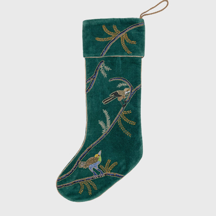 Green Bird Stocking