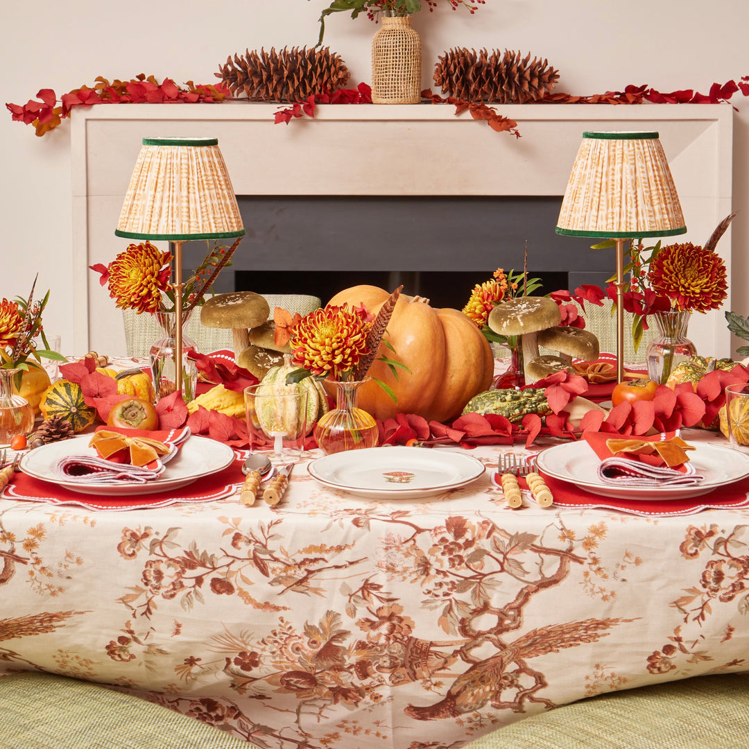 Brown Pheasant Tablecloth