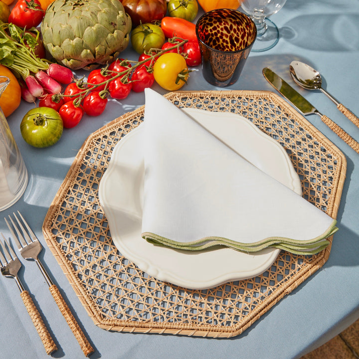 Woven Octagon Placemats - Set of 4